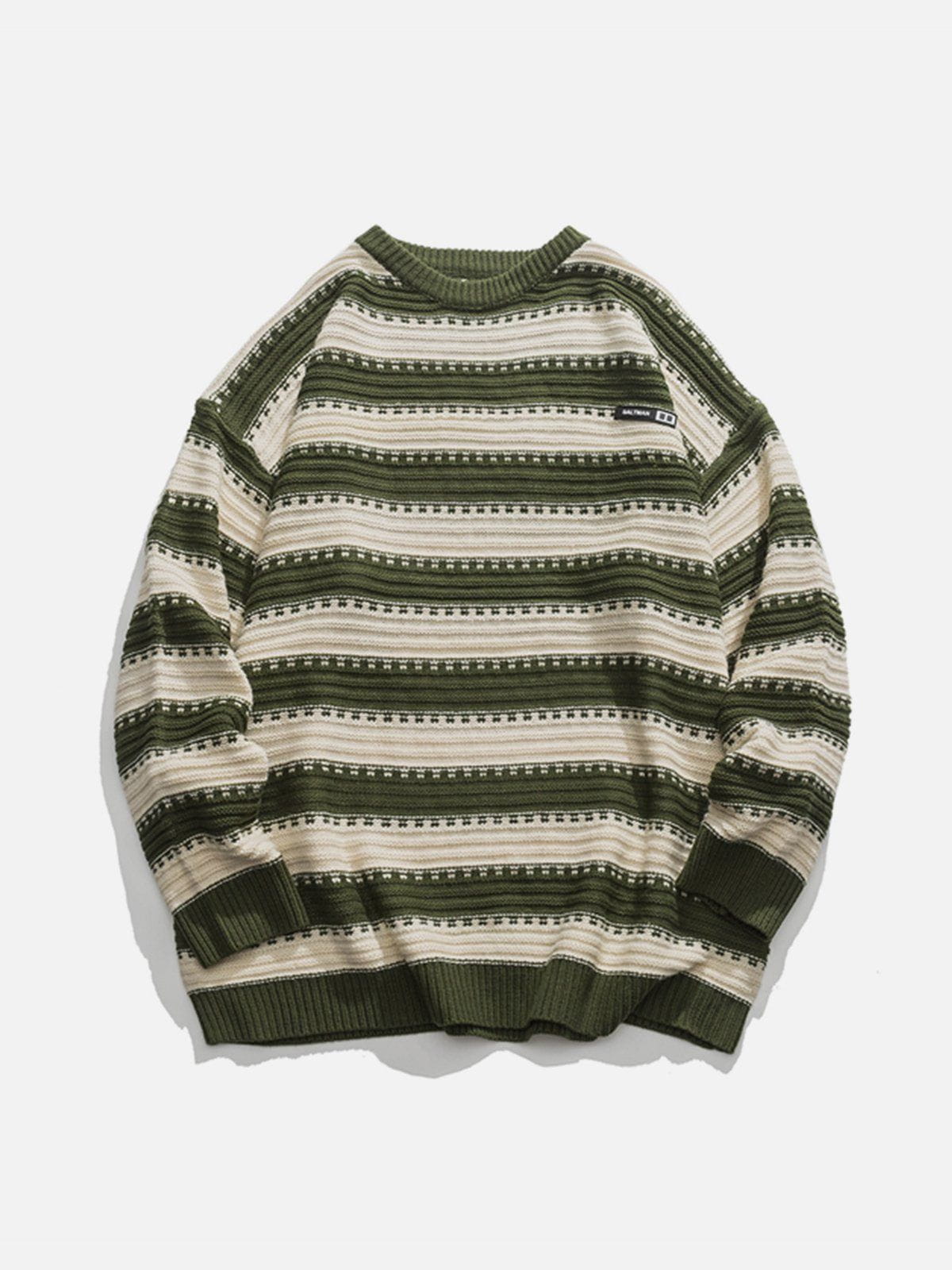 Talishko™ – Crewneck Striped Sweater