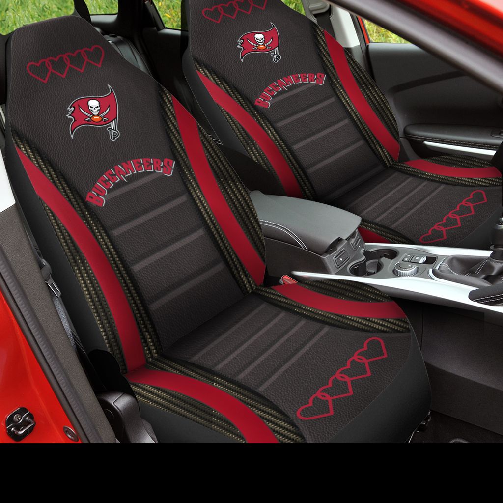 Tampa Bay Buccaneers Car Seat Covers (Set Of 2) – V2