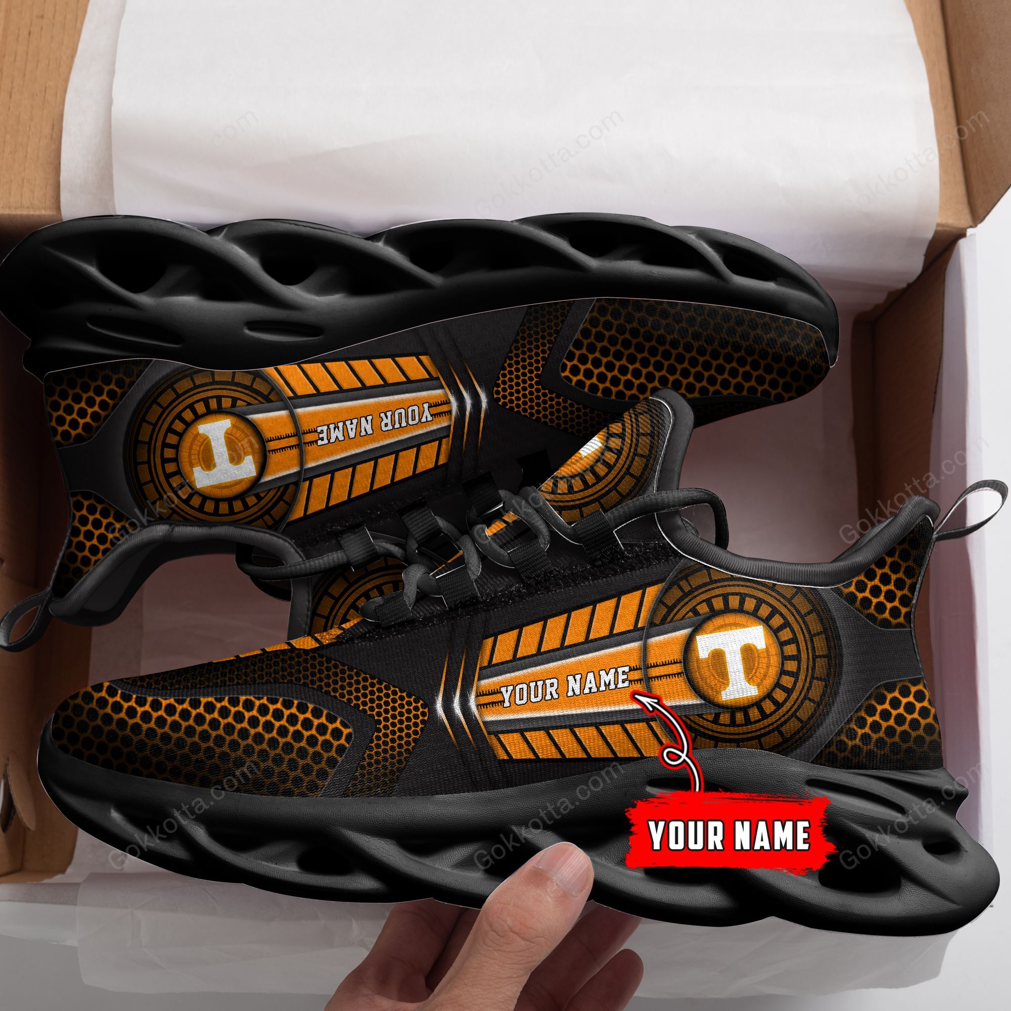 Tennessee Volunteers Personalized Max Soul Shoes Ths21082321