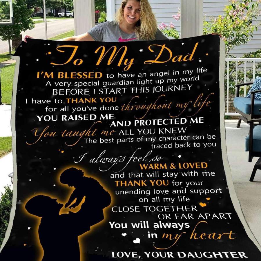 You’ll Always In My Heart Giving Dad Blanket