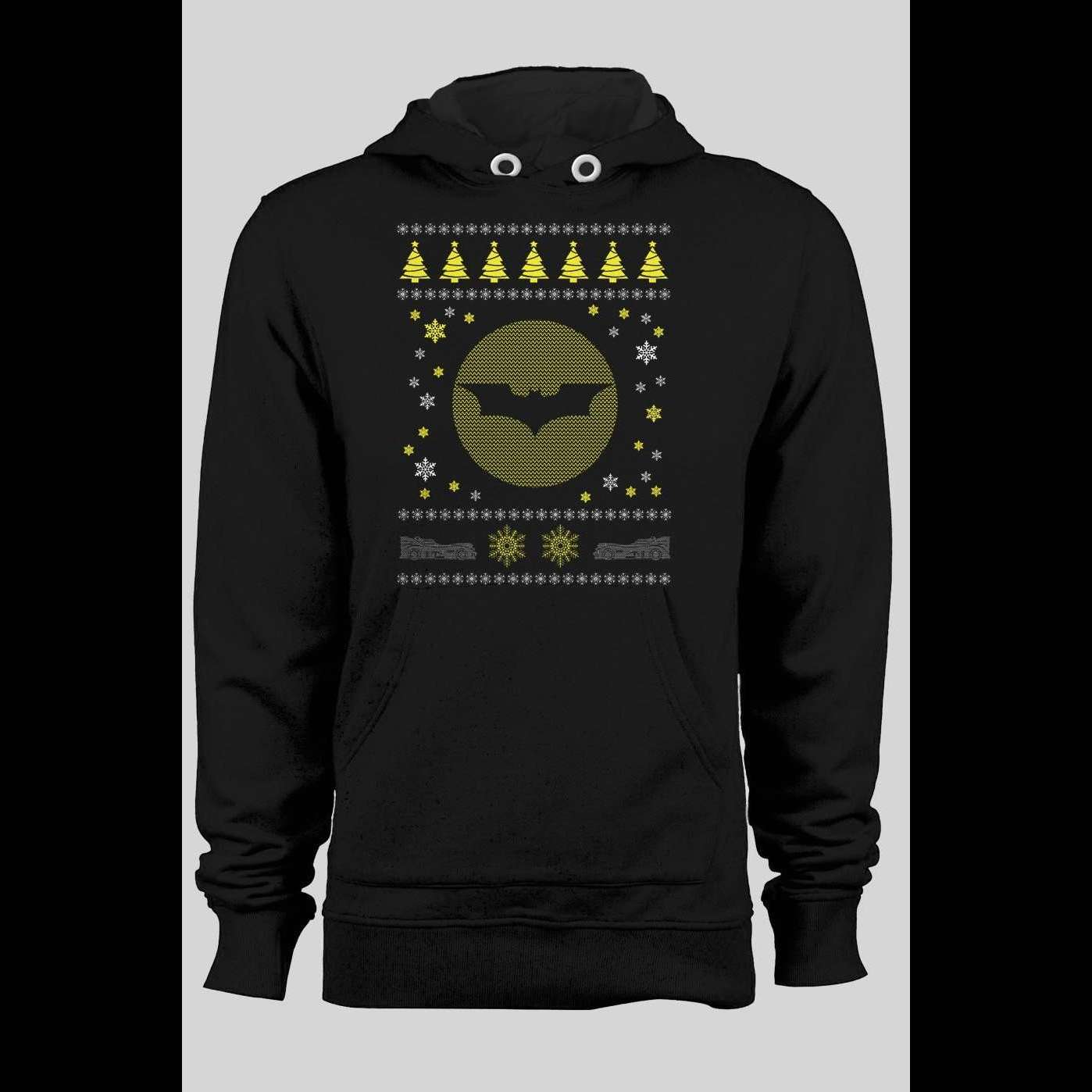 BATMAN LOGO CHRISTMAS UGLY SWEATER HOODIE