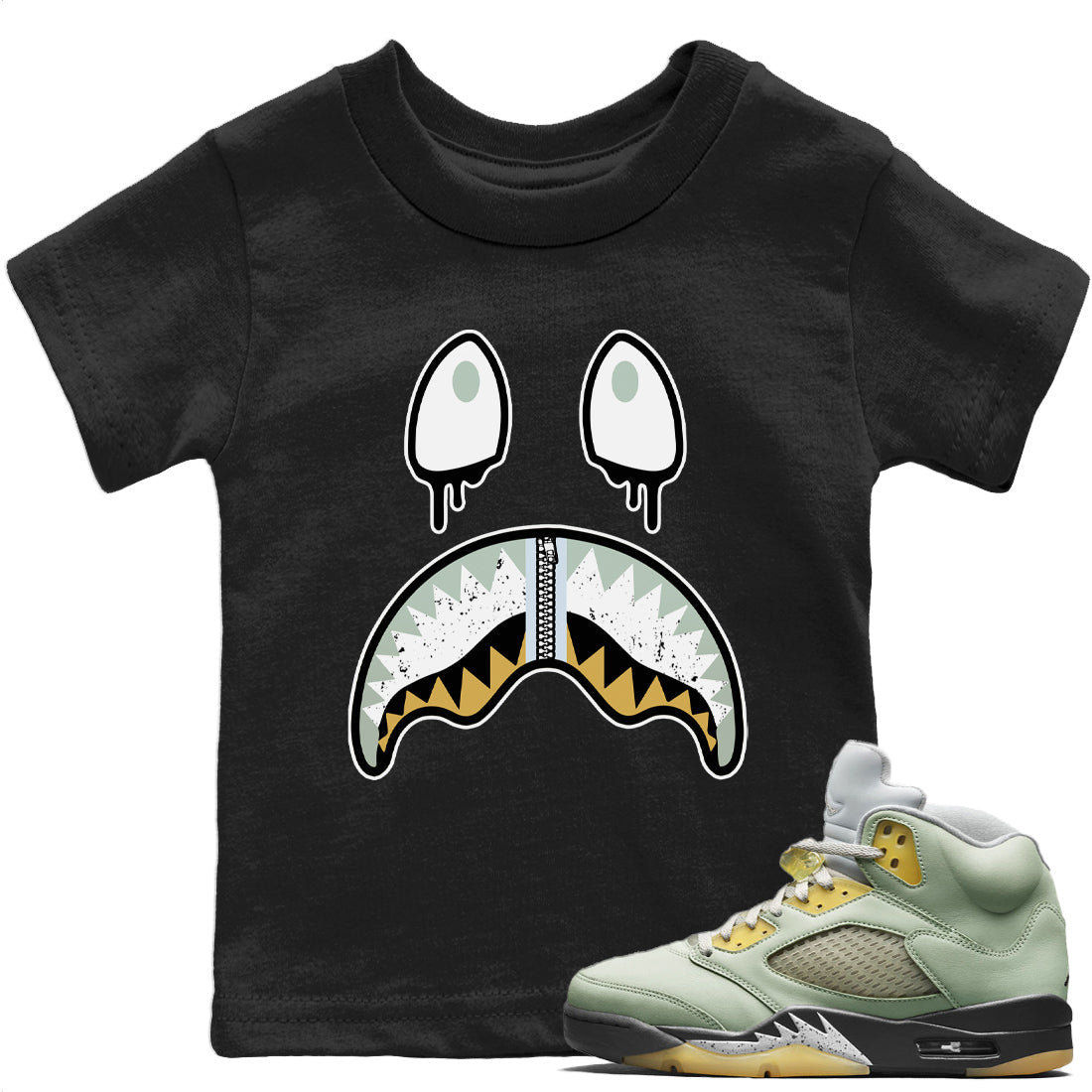 Shark Face T-Shirt – Air Jordan 5 Jade Horizon Baby & Youth