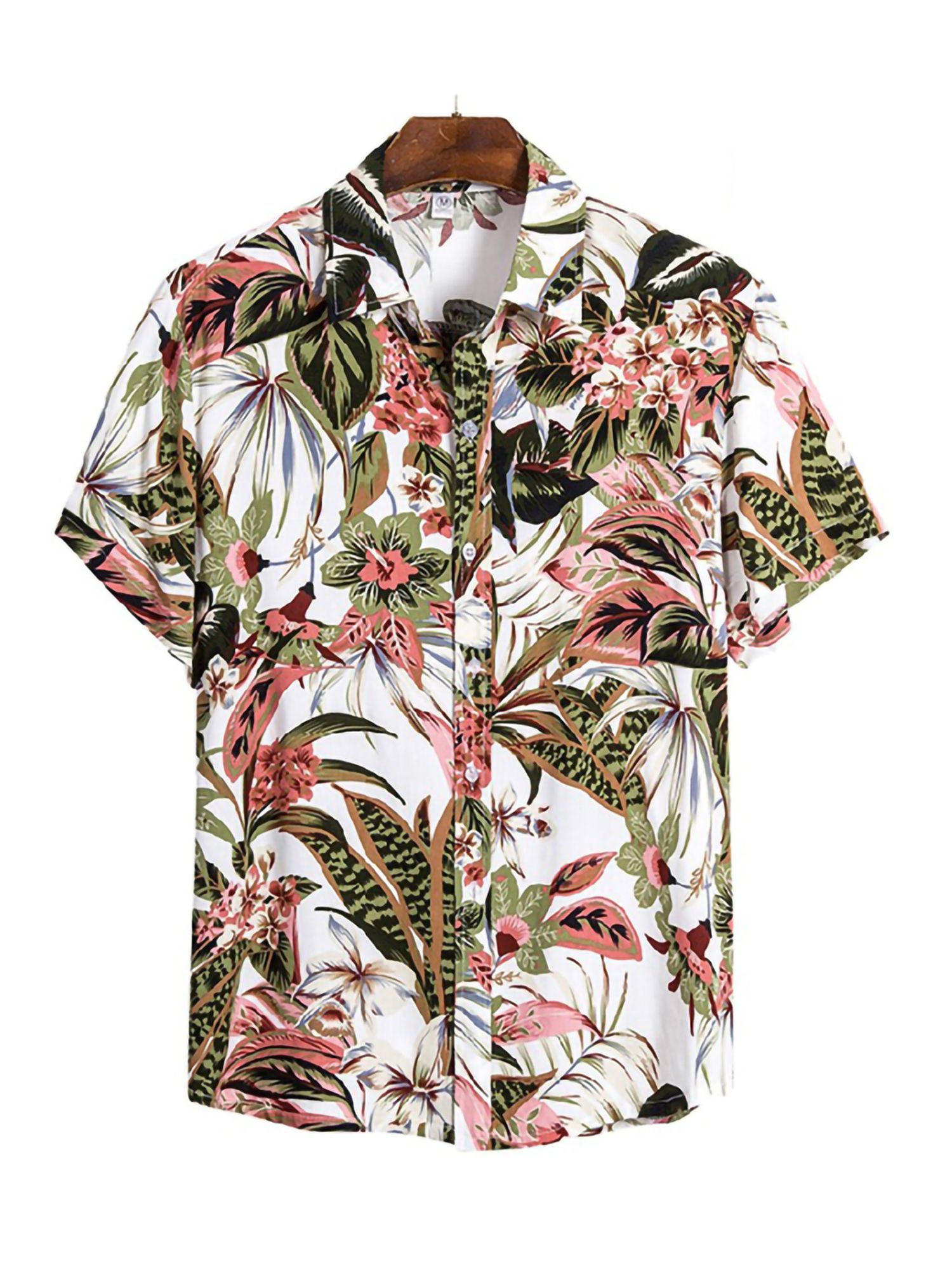 Leaves White Awesome Design Hawaii Shirt Ha42645