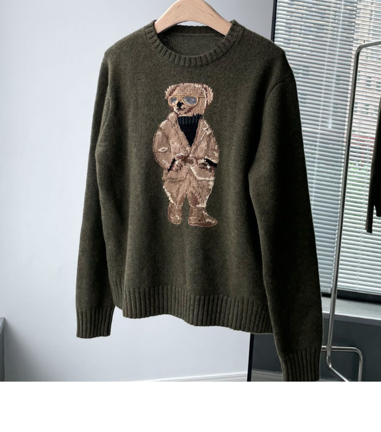 Women’s Sweater Wool Winter Soft Basic Women Pullover Cotton RL Bear Cashmere Pulls Fashion Knitted Jumper Top Sueters De Mujer alx