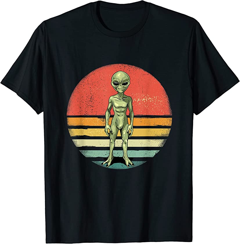 80s Vintage Retro Alien For UFO Believer T-Shirt