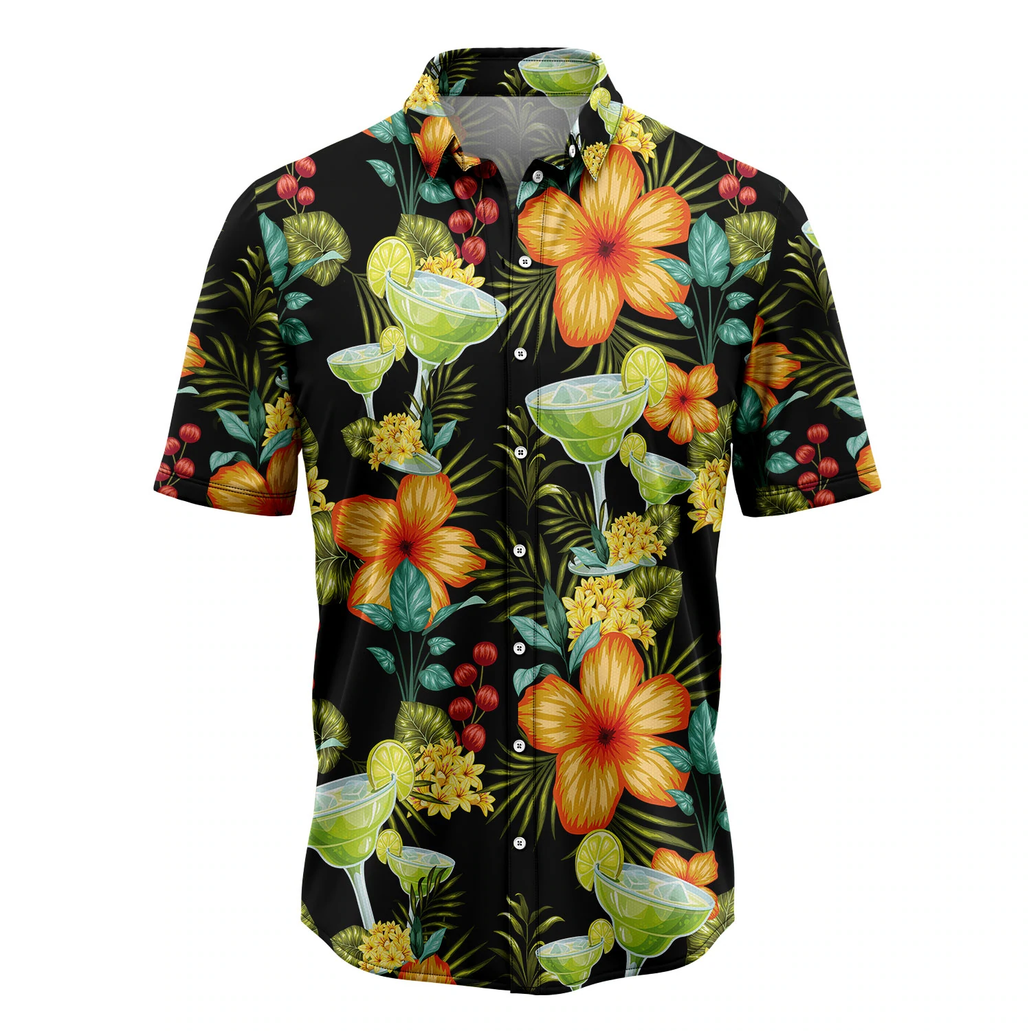 Margarita Colorful Floral Hawaii Summer Hawaii Shirts For Aloha Beach Shirt Ha68119