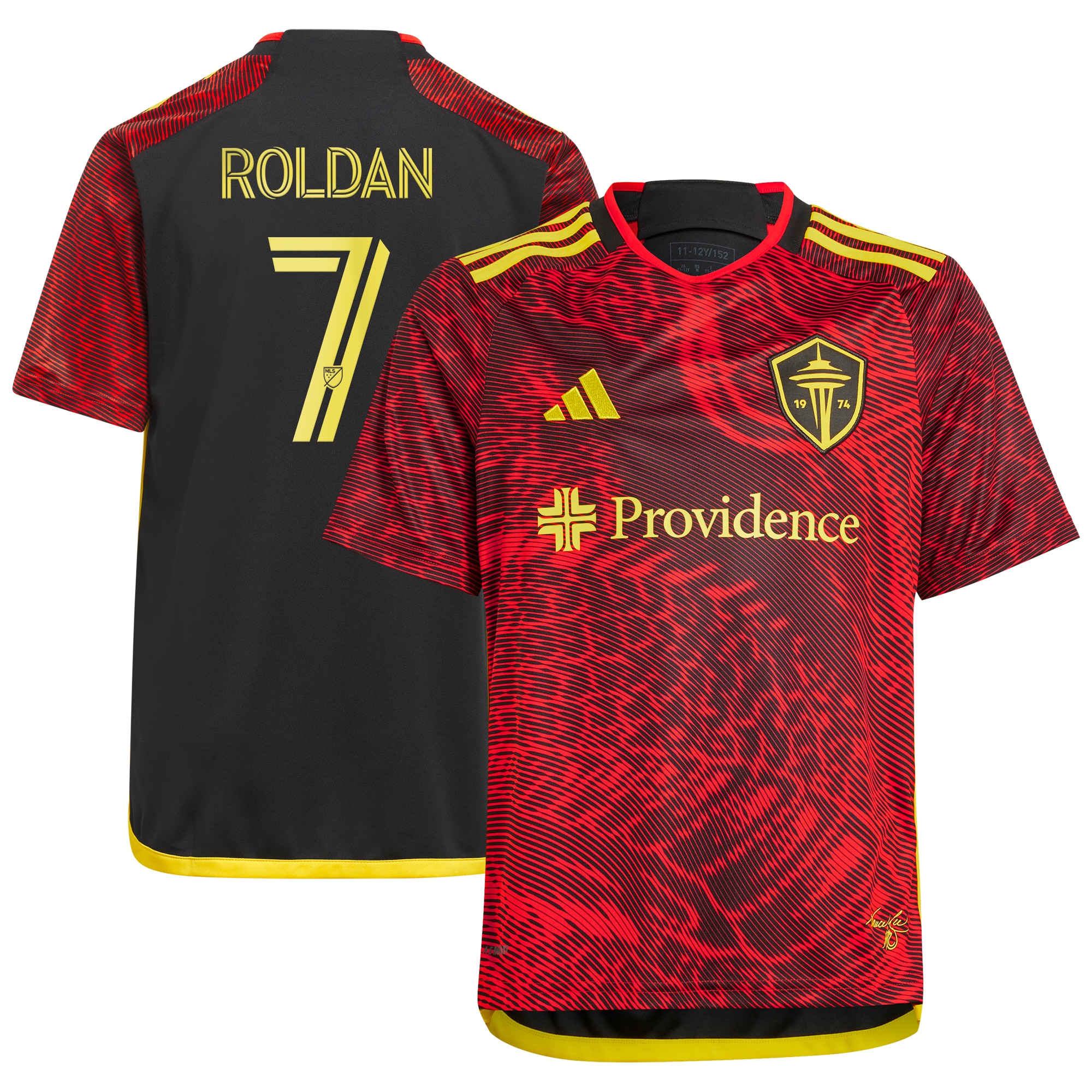 Cristian Roldan Seattle Sounders FC Youth 2024 The Bruce Lee Kit Replica Player Jersey  Red