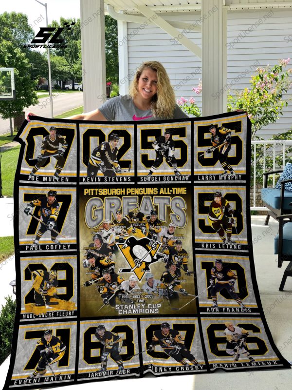 H – Pittsburgh Penguins L17 Quilt Blanket