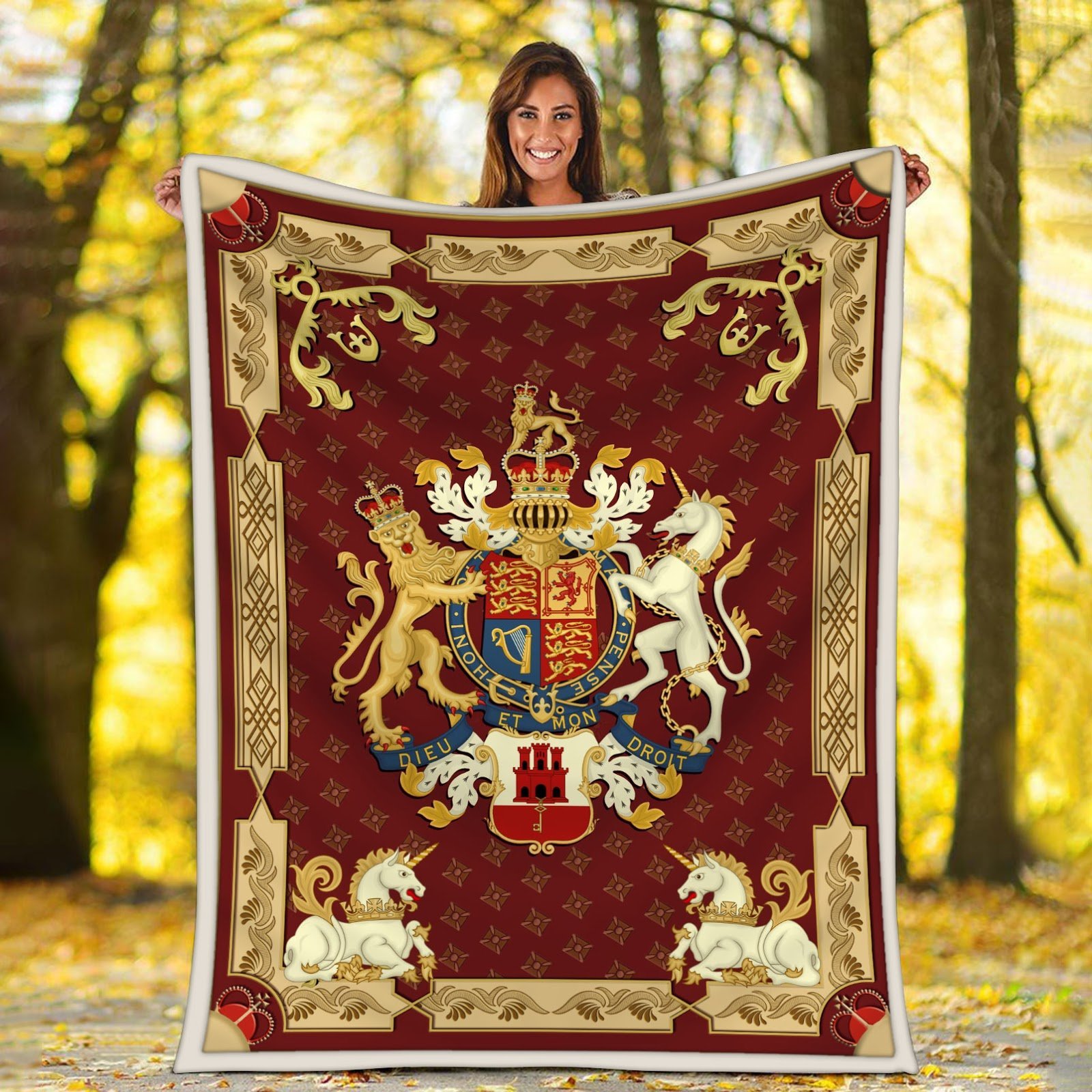 Queen Elizabeth II Blanket