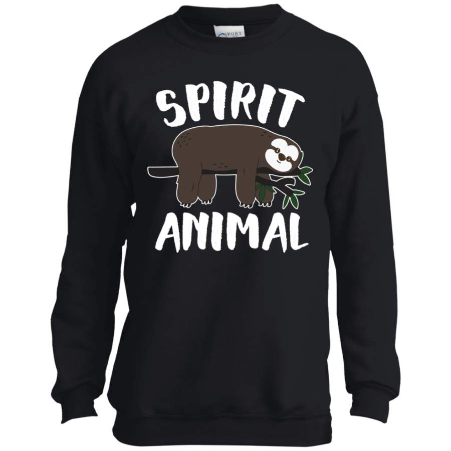 Sloth Spirit Animal – Funny Sloth YOUTH Tshirt/LS/Sweatshirt/Hoodie