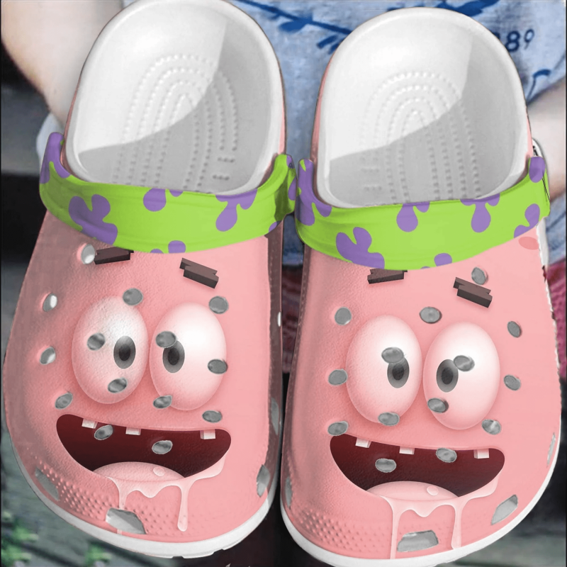 Sponge and Starfish shoes Crocs Crocband Clogs Shoes For Men Women 3