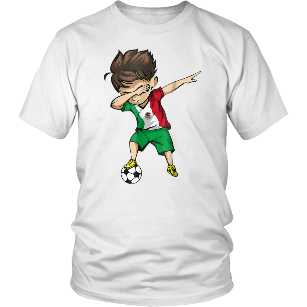 Dabbing Soccer Boy Mexico Shirt Mexican Football Shirt