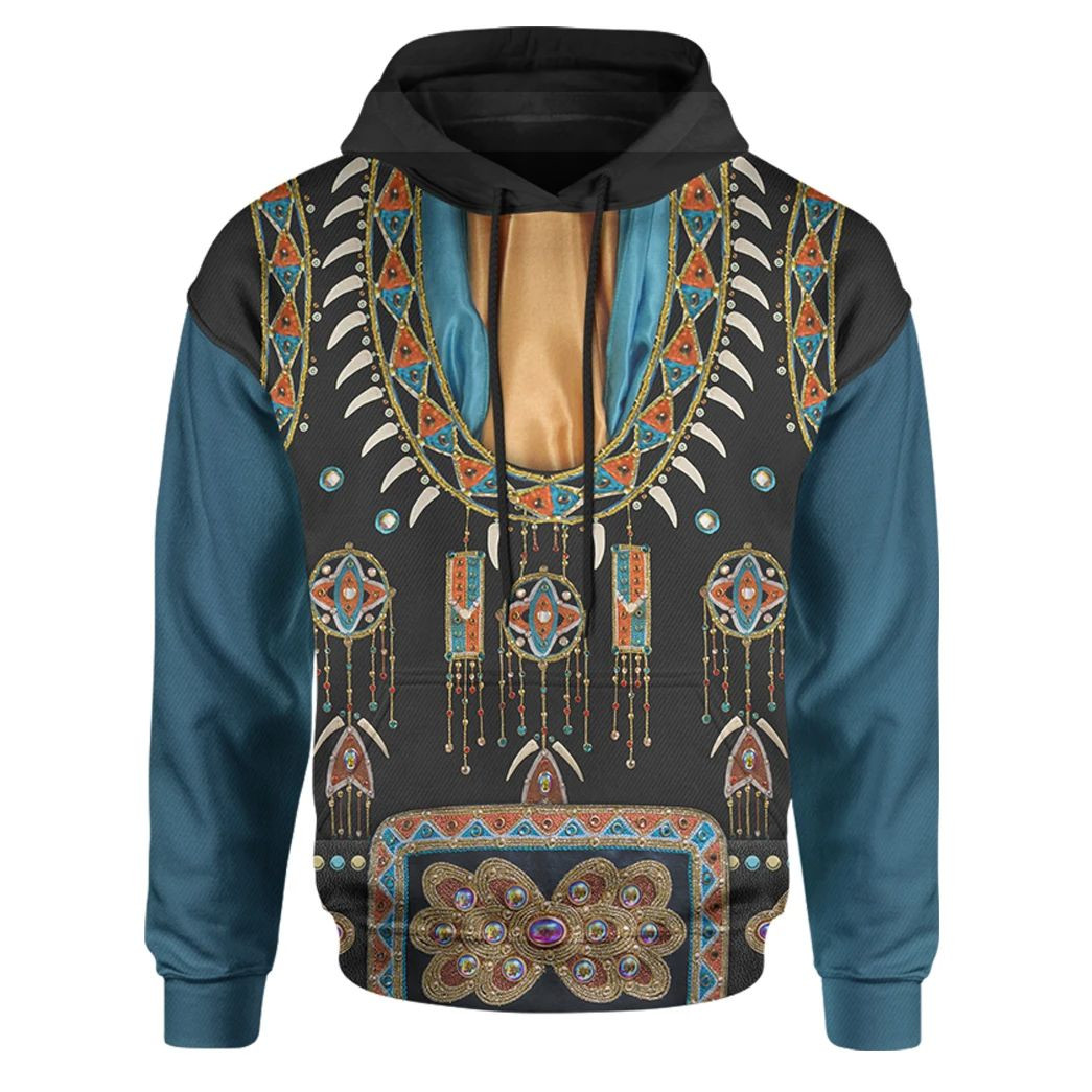 3D Singer Elvis Presley Alpine Suit Custom Hoodie
