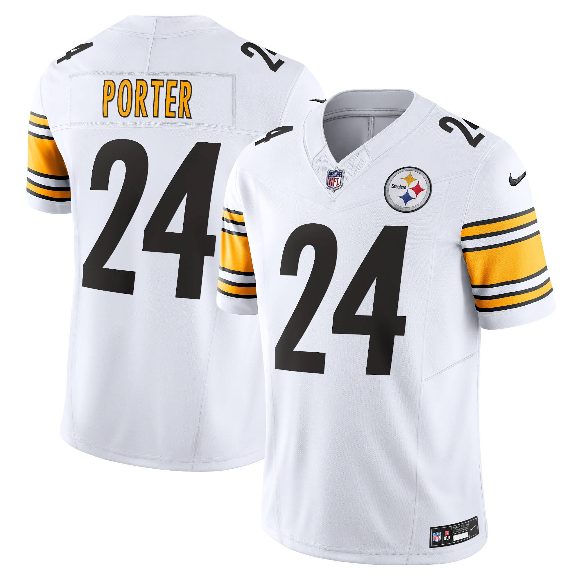 Joey Porter Jr. Pittsburgh Steelers Vapor F.U.S.E. Limited Jersey – White