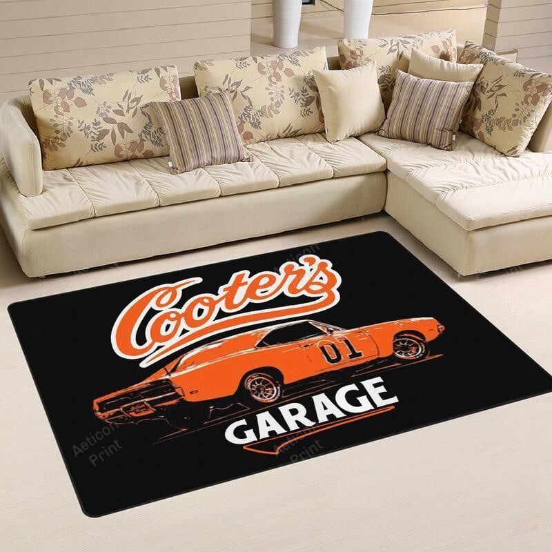 Doh Area Rug Carpet Vintage Home Decor Gift Idea General Lee The Dukes Of Hazzard Good Ole Boy Dodge Charger 4