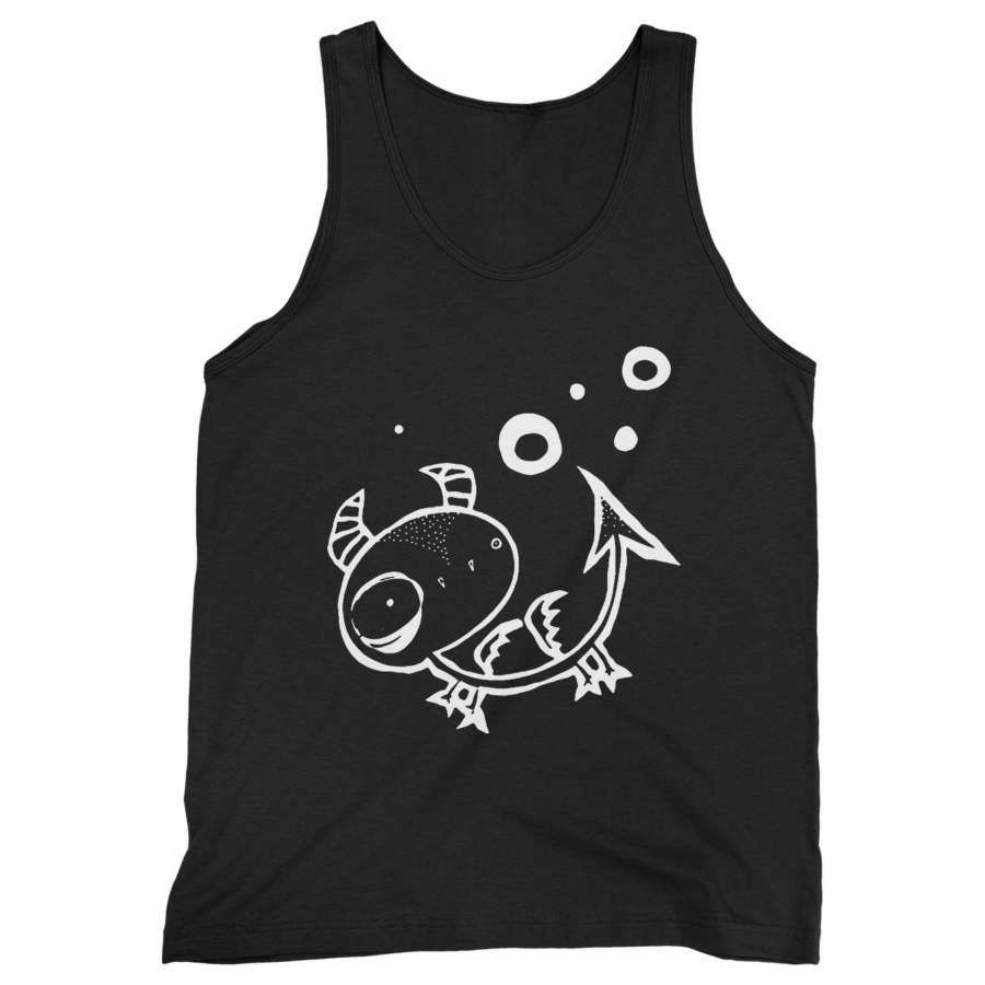 Cute Dragon With Moons Man’s Tank Top