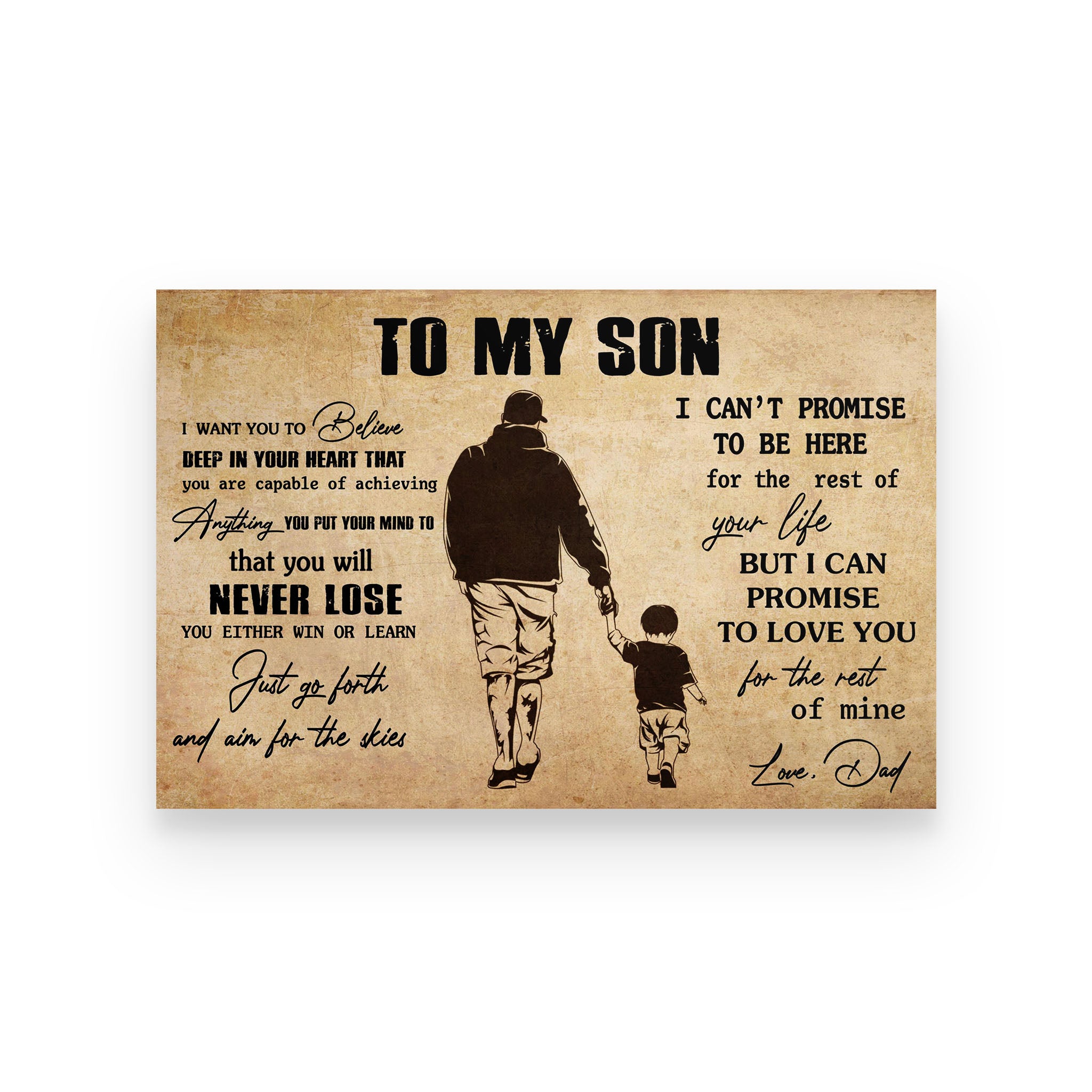 Poster family Ngang dad for son that you will never lose