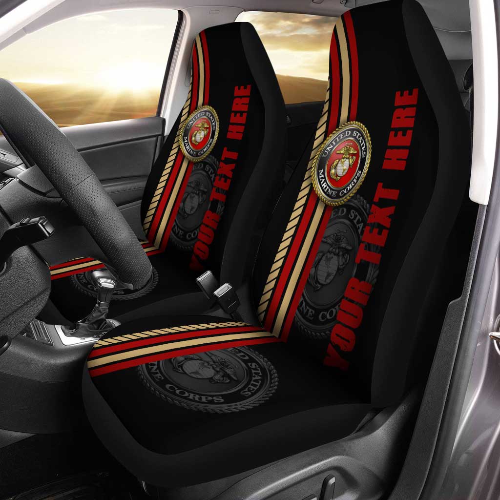 US Marine Corps Personalized Custom Car Seat Covers