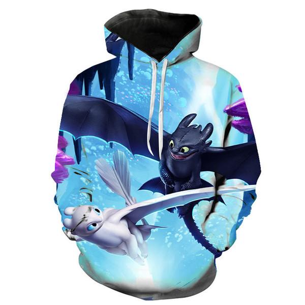 How To Train Your Dragon The Hidden World Hoodies – 3D Print Casual Cool Sweatshirt Pullover