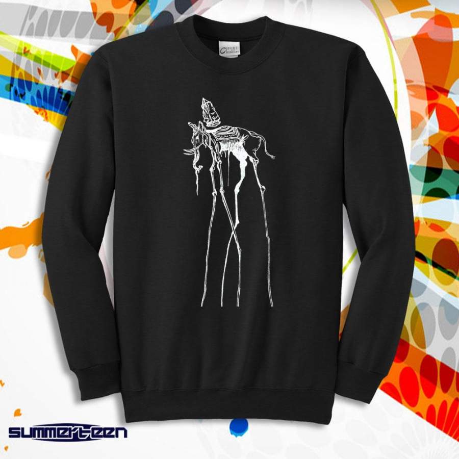 Salvador Dali Space Elephant Men’S Sweatshirt