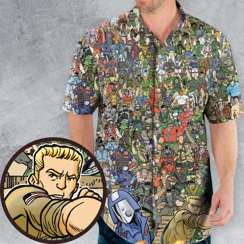 Cobra Couture G.I. Joe Hawaiian Shirt