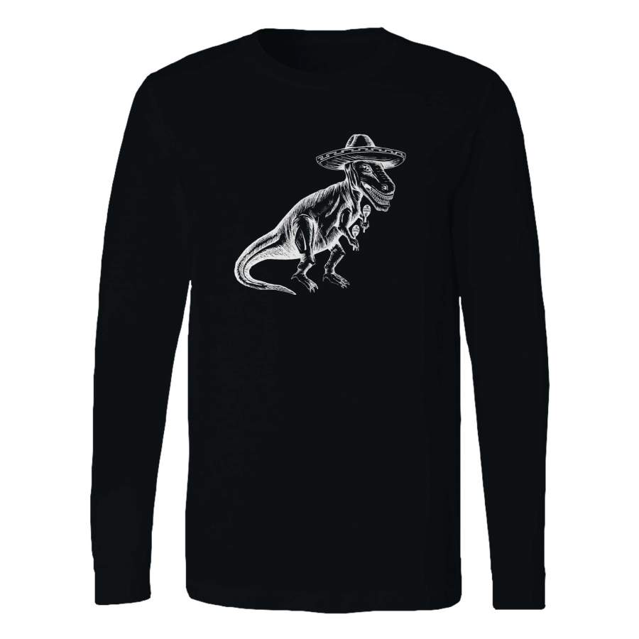 Vintage T-Rex Mexican Tyrannosaurus Dinosaur Long Sleeve T-Shirt