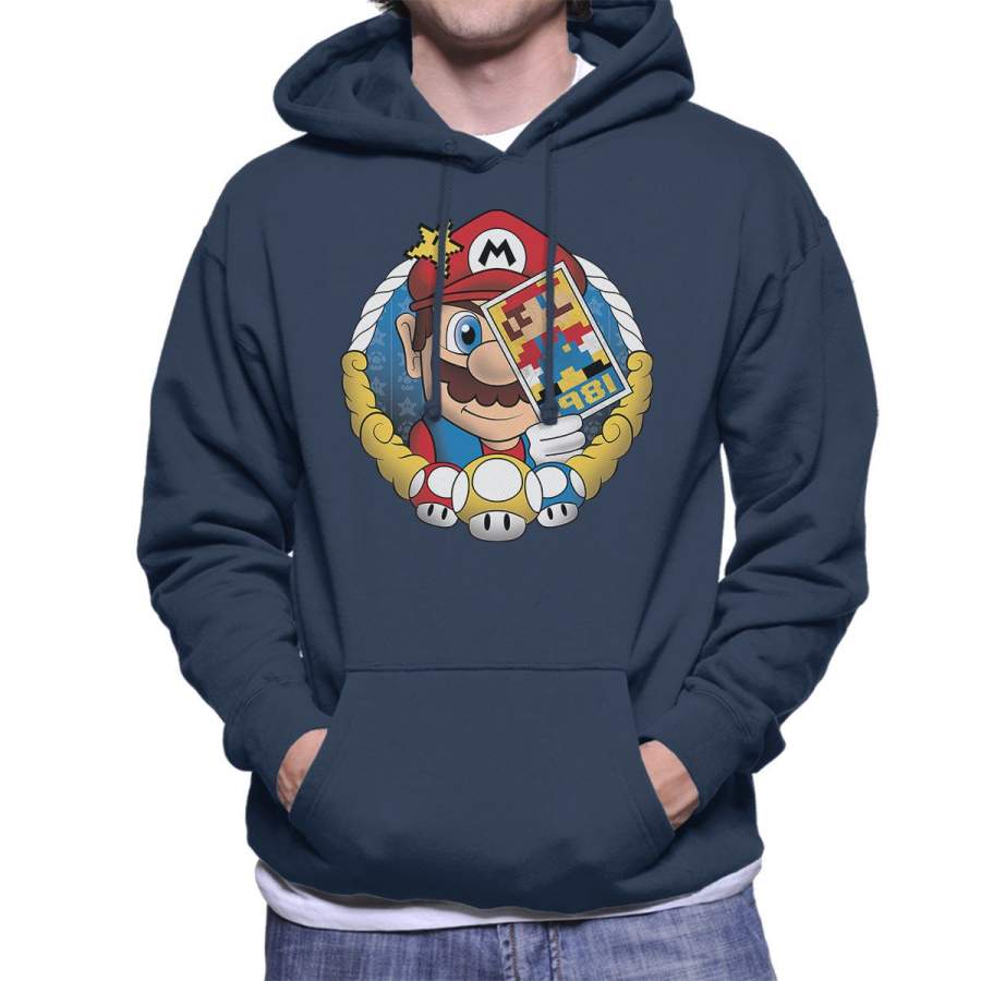 Super Mario Origin Jumpman 1981 Men’s Hooded Sweatshirt