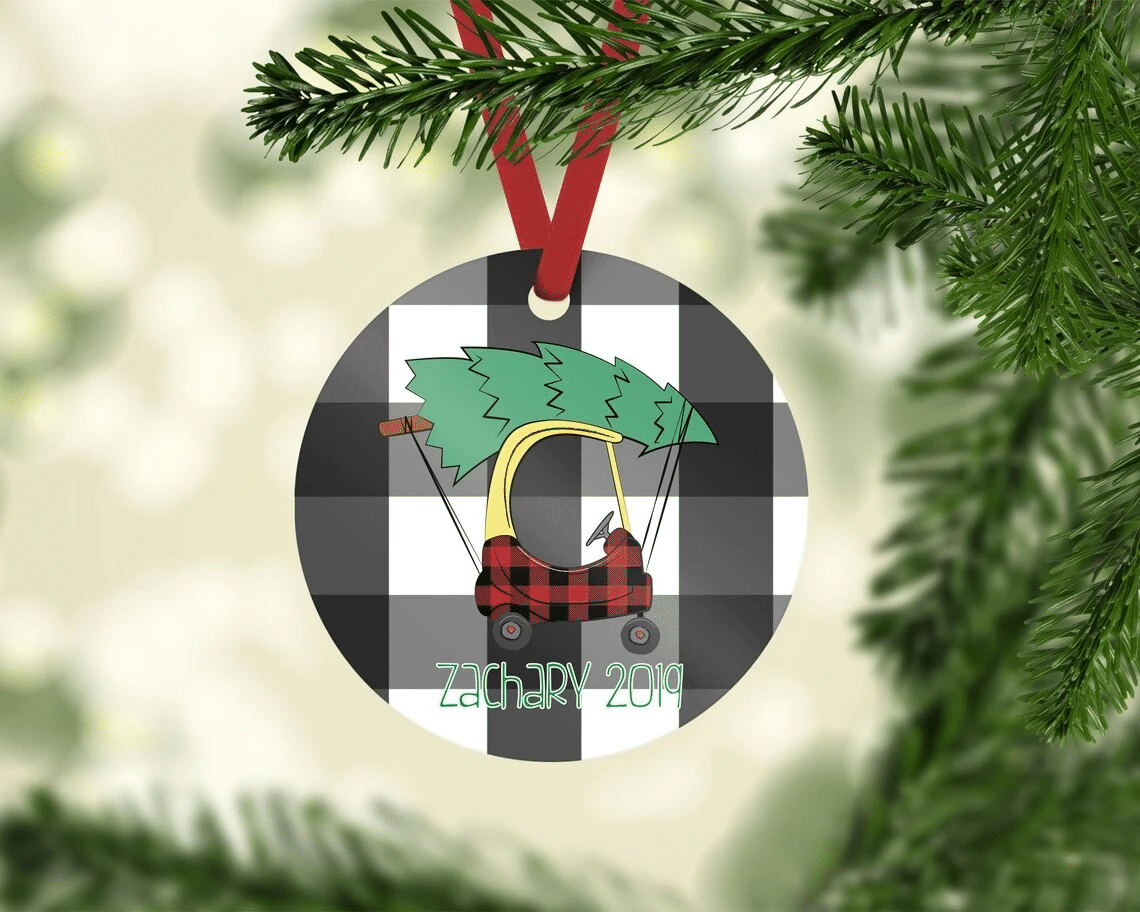 [Personalized Name & Number] Christmas Ornament, Car Ornament, Christmas Tree Decoration, Christmas Home Decor