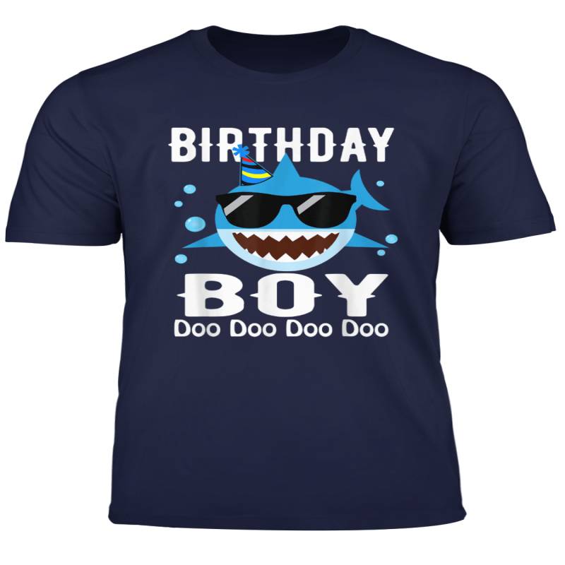 Birthday Boy Doo Doo Doo Funny Birthday Shark Doo Shirt