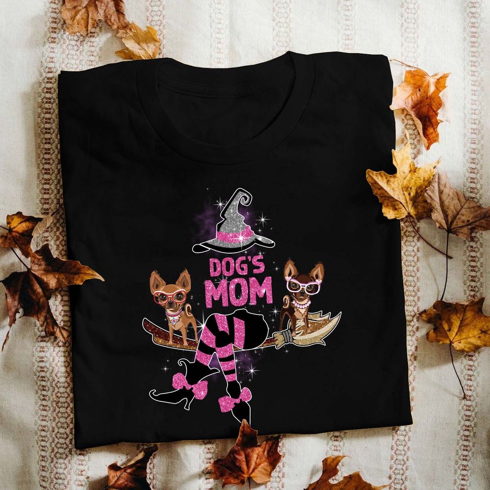 Chihuahua Witch Dog’s Mom Standard T-Shirt