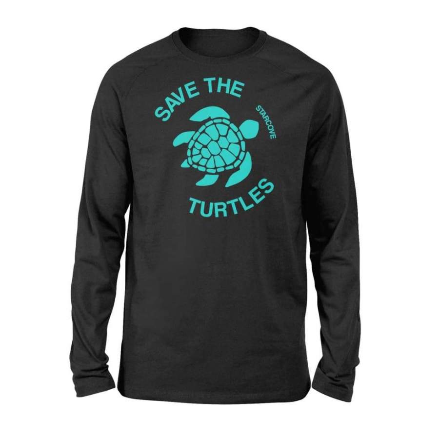 Save The Turtle Vsco, Sea Ocean Beach Lover Gift Aesthetic Shirt For Men Women – Standard Long Sleeve