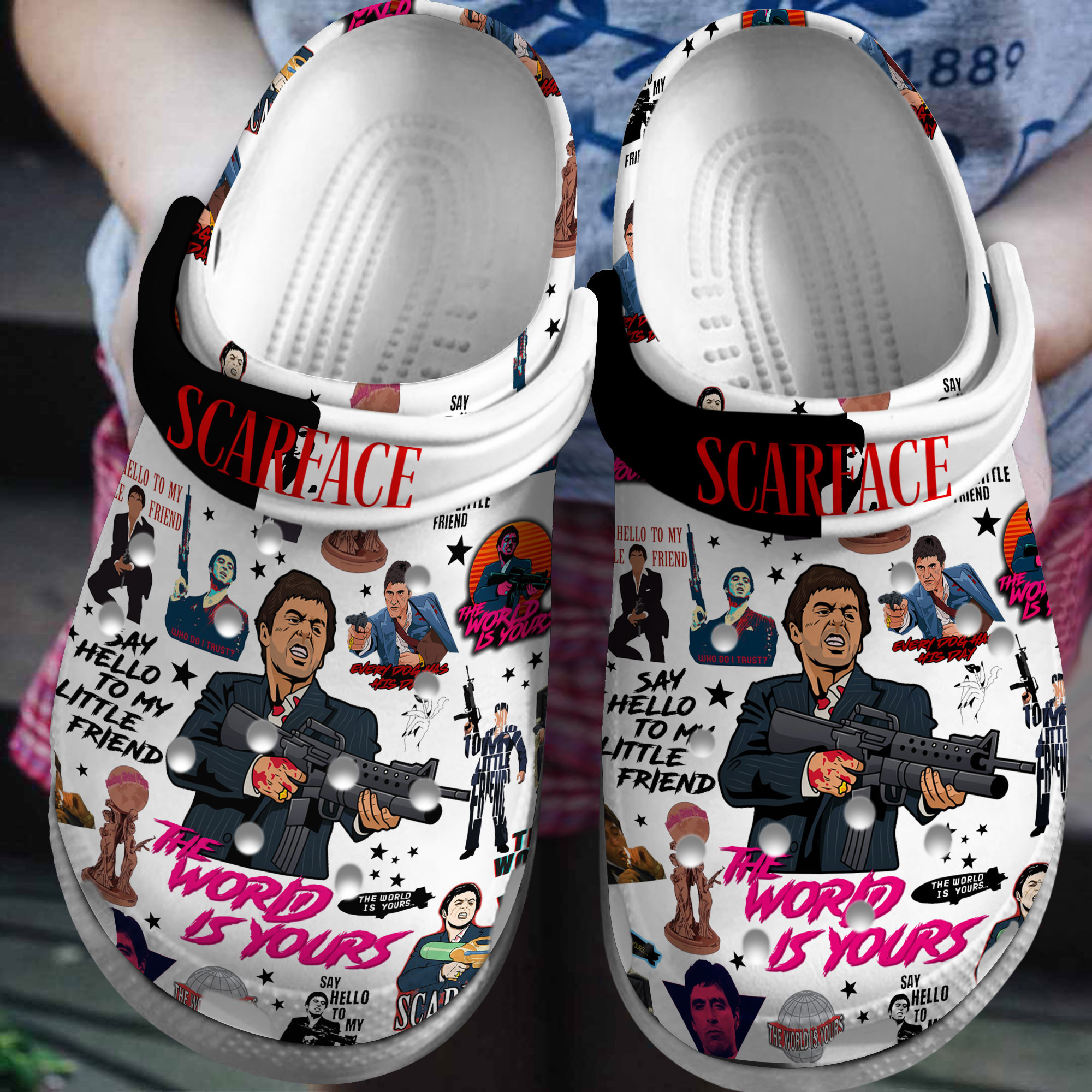 Scarface Movie Crocss Clogs For Men Women And Kid Crs-Scrf-Tl-23630L8