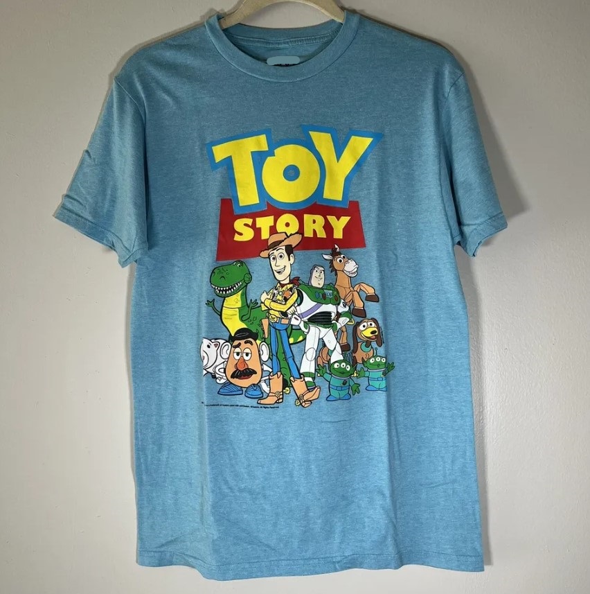 Disney Pixar Toy Story Cast Crew Animation Movie Shirt Outfit