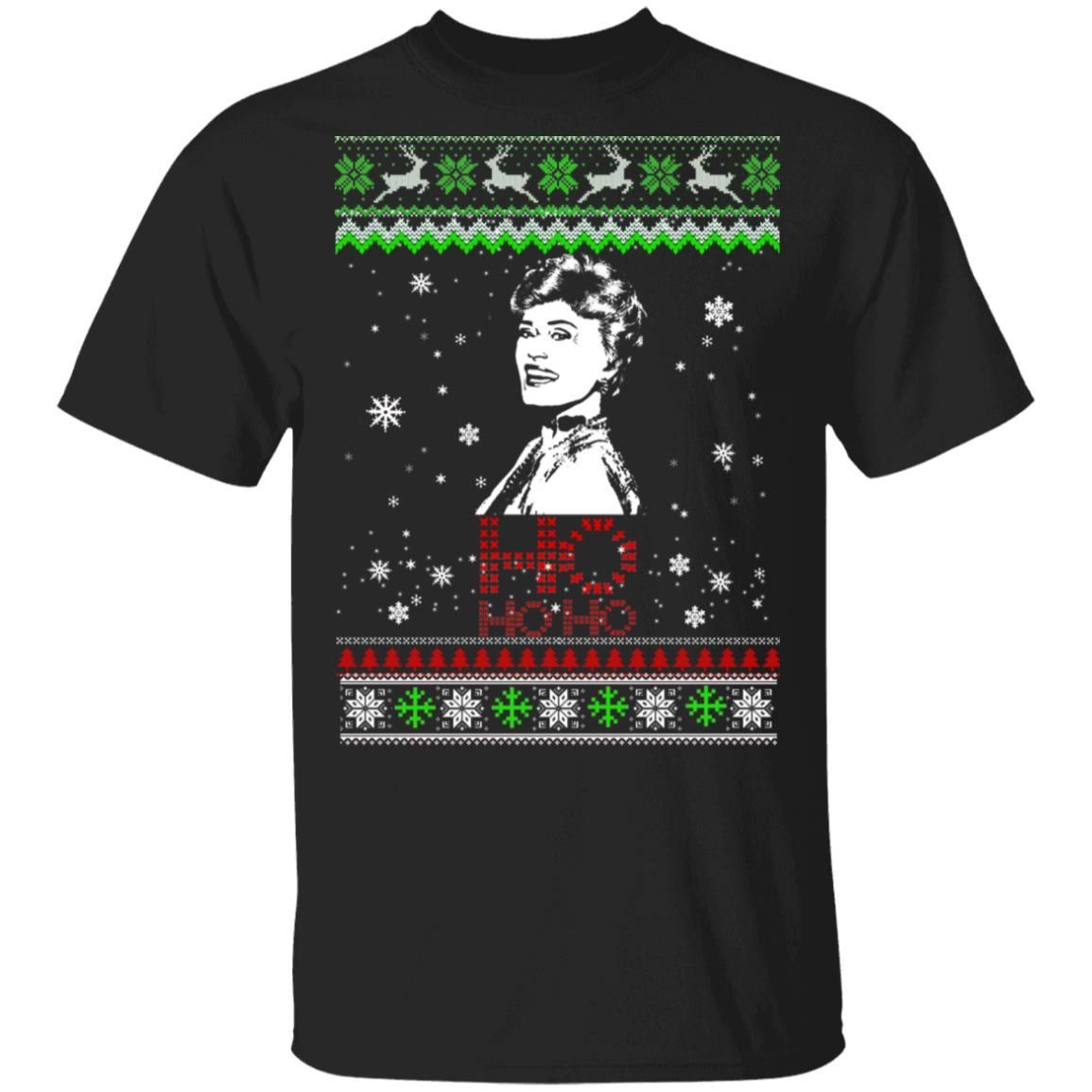 The Golden Girls Blanche Ho Ho Ho Ugly Christmas Sweater