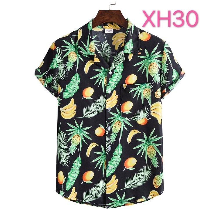 Fruit Banana Black Nice Design Unisex Hawaii Shirt For Men And Women Ha102166