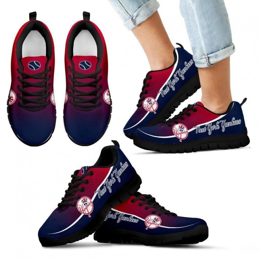 Colorful New York Yankees Passion Sneakers #815