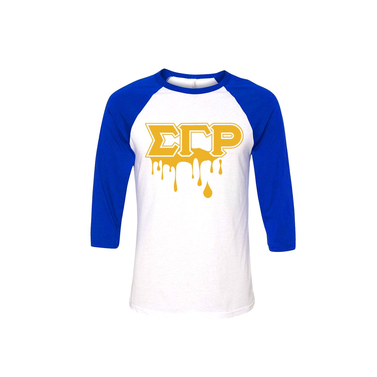 Sigma Gamma Rho Baseball Drip T-Shirts