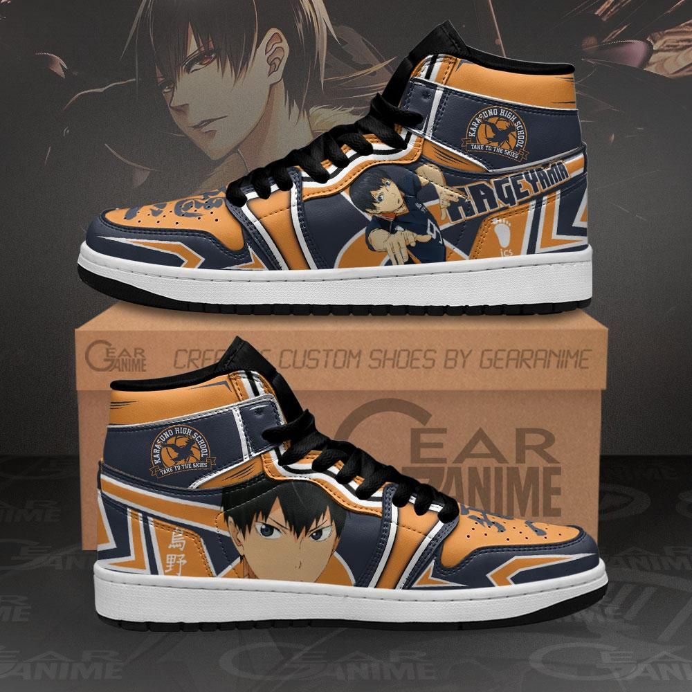 Karasuno Kageyama Tobio Haikyuu Anime Mn10 Air Jordan Shoes Sport Sneakers