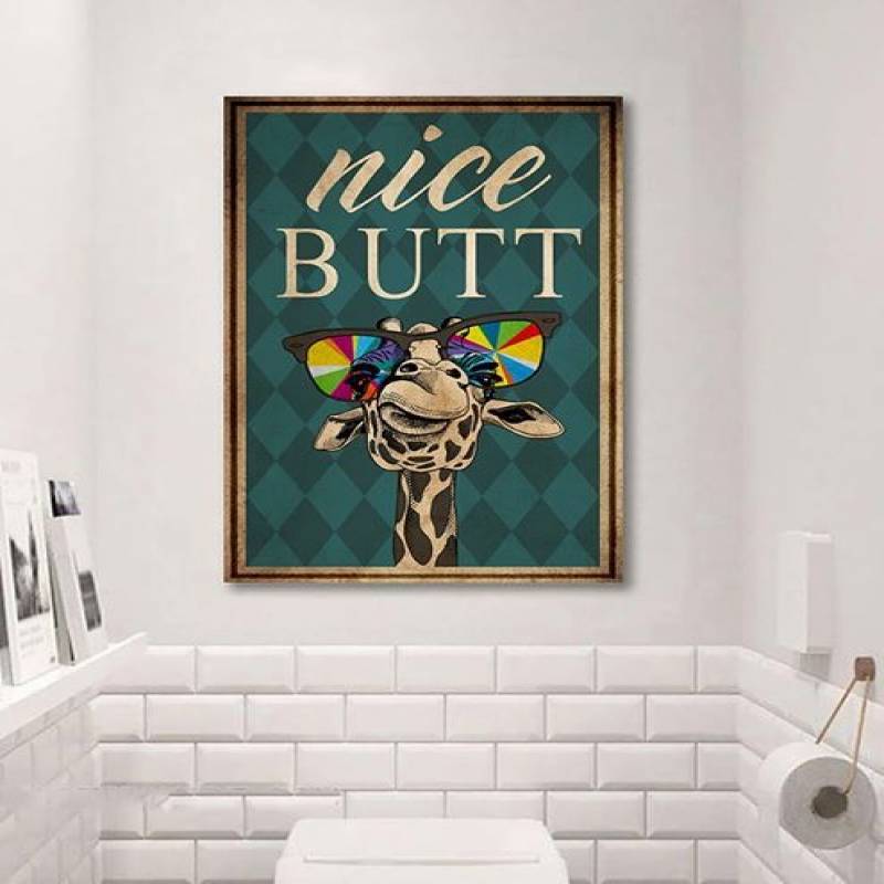 Animal Nice Butt – Unframed Vertical Poster