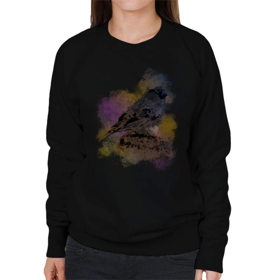 Colour Cloud Bird Women’s Sweatshirt