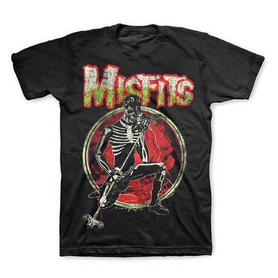 Misfits Glenn Danzig Skeleton Solo Skull Shirt