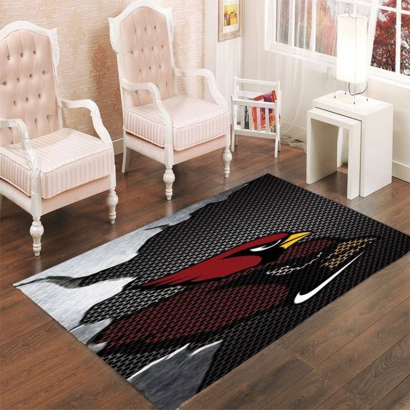 ARIZONA CARDINALS BROKEN MESH LIVING ROOM CARPET RUGS