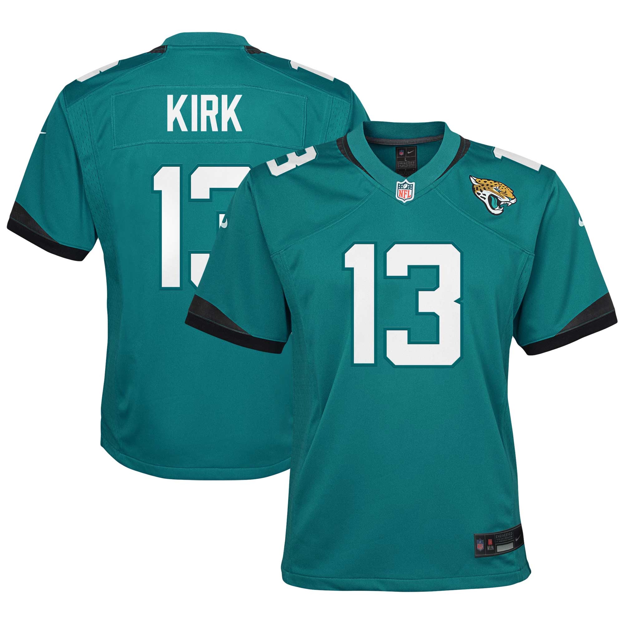 Youth Jacksonville Jaguars Christian Kirk Teal Game Jersey