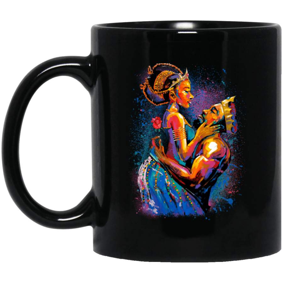 Pro Black People Pride African American Melanin King Queen Coffee Mug