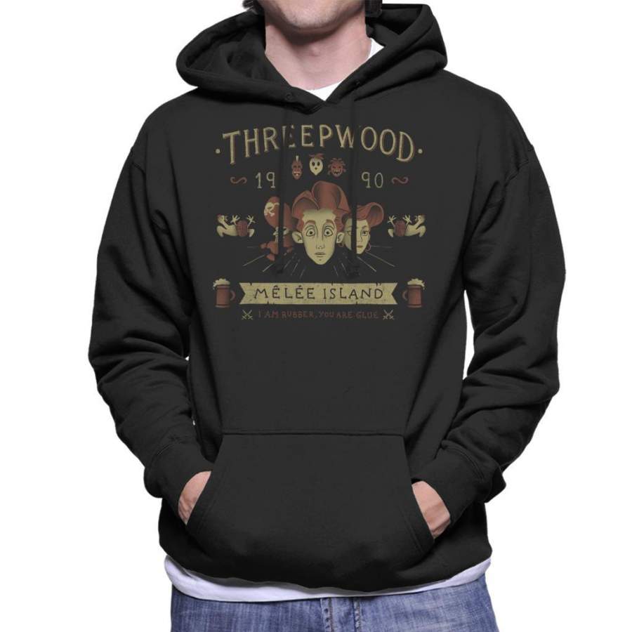 Monkey Island Threepwood Men’s Hooded Sweatshirt