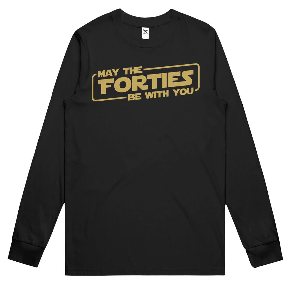 40Th Birthday Gifts May The Forties Be With You Shirt 1979 Long Sleeve T Shirts