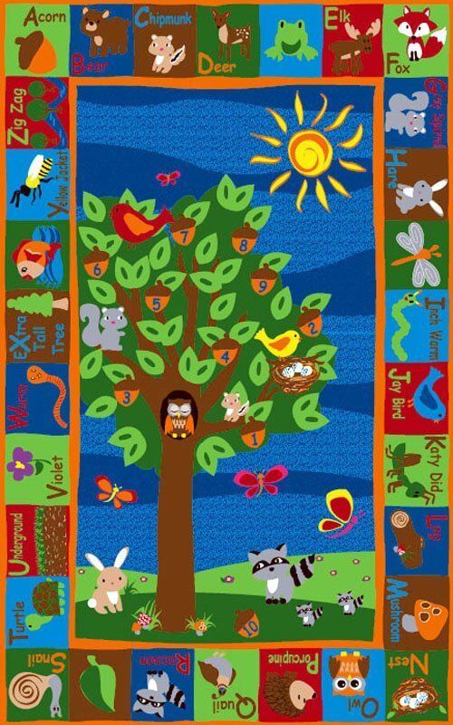 Animal Alphabet CLA0201450R Rug