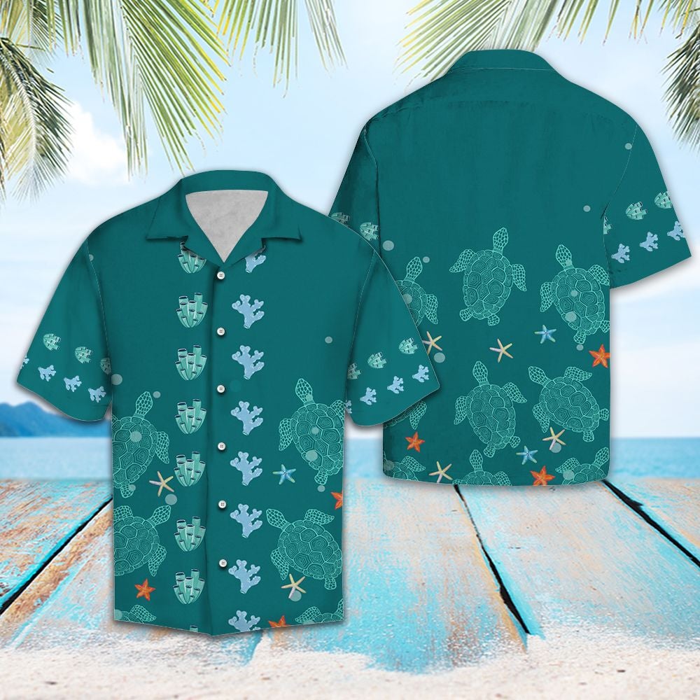 Lovely Turtle Hawaii Lover Hawaii Shirt For Men Women Ha21283