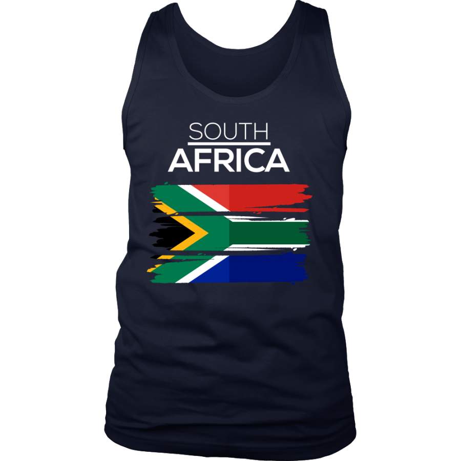 South Africa, South African Pride Patriotic Vintage  Flag Tank