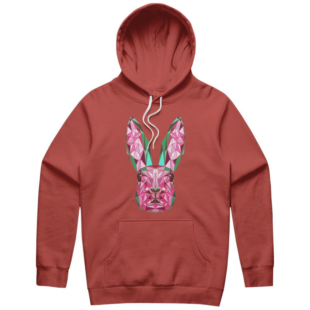 Bunny Easter Day Geometric Rabbit April Hoodie